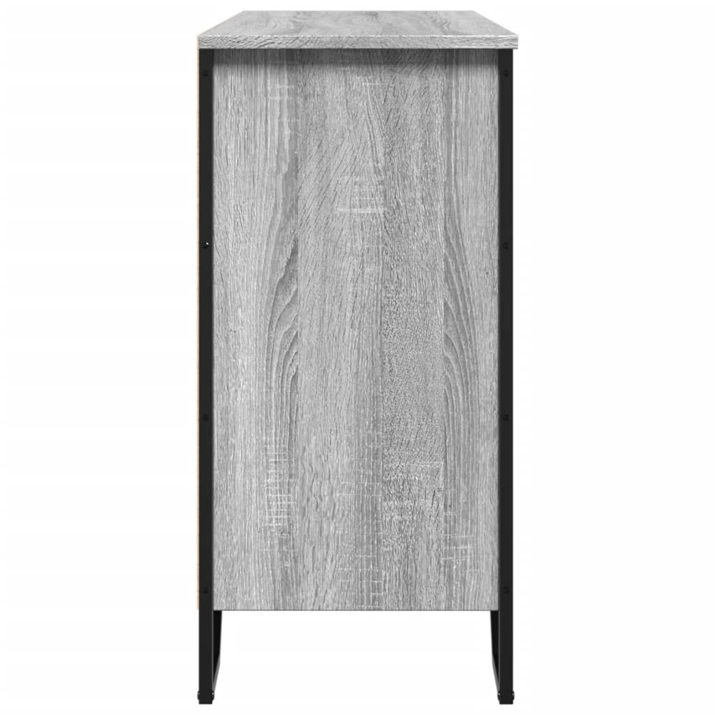 Komoda sivog hrasta sonome 101x35,5x74,5 cm konstruirano drvo