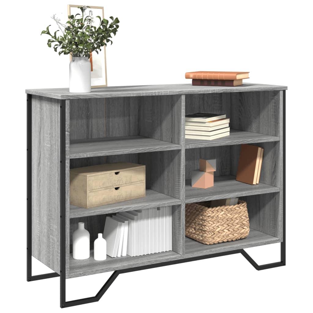 Komoda sivog hrasta sonome 101x35,5x74,5 cm konstruirano drvo