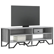 TV ormarić siva boja hrasta 122 x 34 x 41 cm konstruirano drvo
