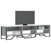 TV ormarić siva boja hrasta 180x34x41 cm konstruirano drvo