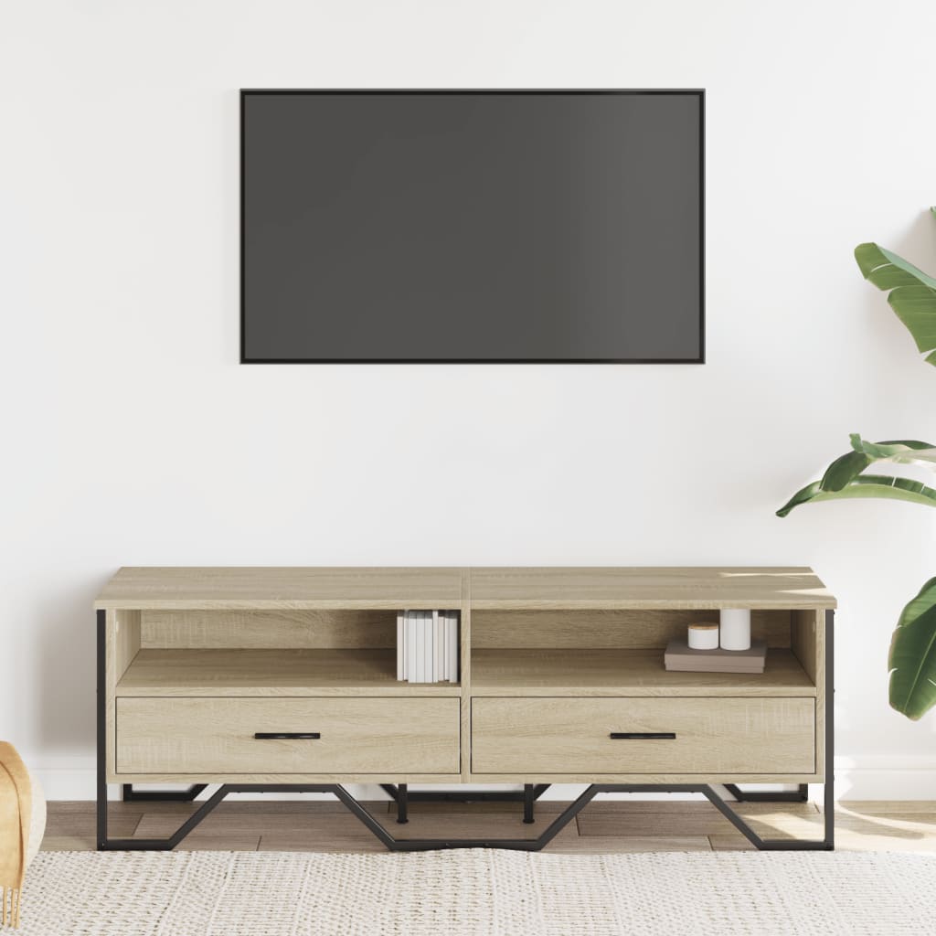 TV ormarić boja hrasta sonome 122x34x41 cm konstruirano drvo
