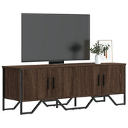 TV ormarić smeđa boja hrasta 122 x 34 x 41 cm konstruirano drvo