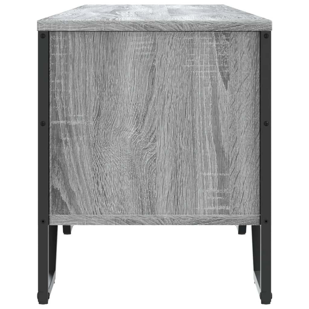 TV ormarić siva boja hrasta 180x34x41 cm konstruirano drvo