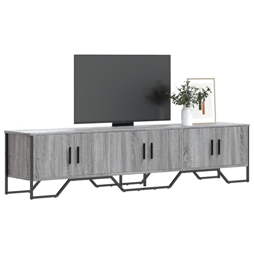 TV ormarić siva boja hrasta 180x34x41 cm konstruirano drvo