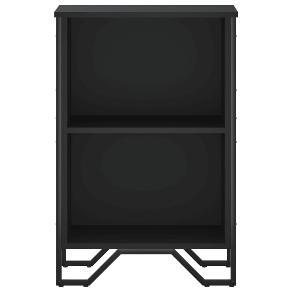 Regal za knjige crni 50x31x74,5 cm od konstruiranog drva