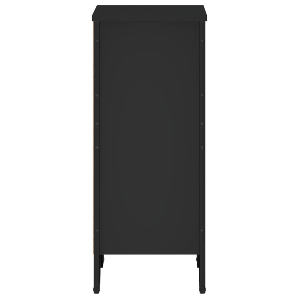 Regal za knjige crni 50x31x74,5 cm od konstruiranog drva