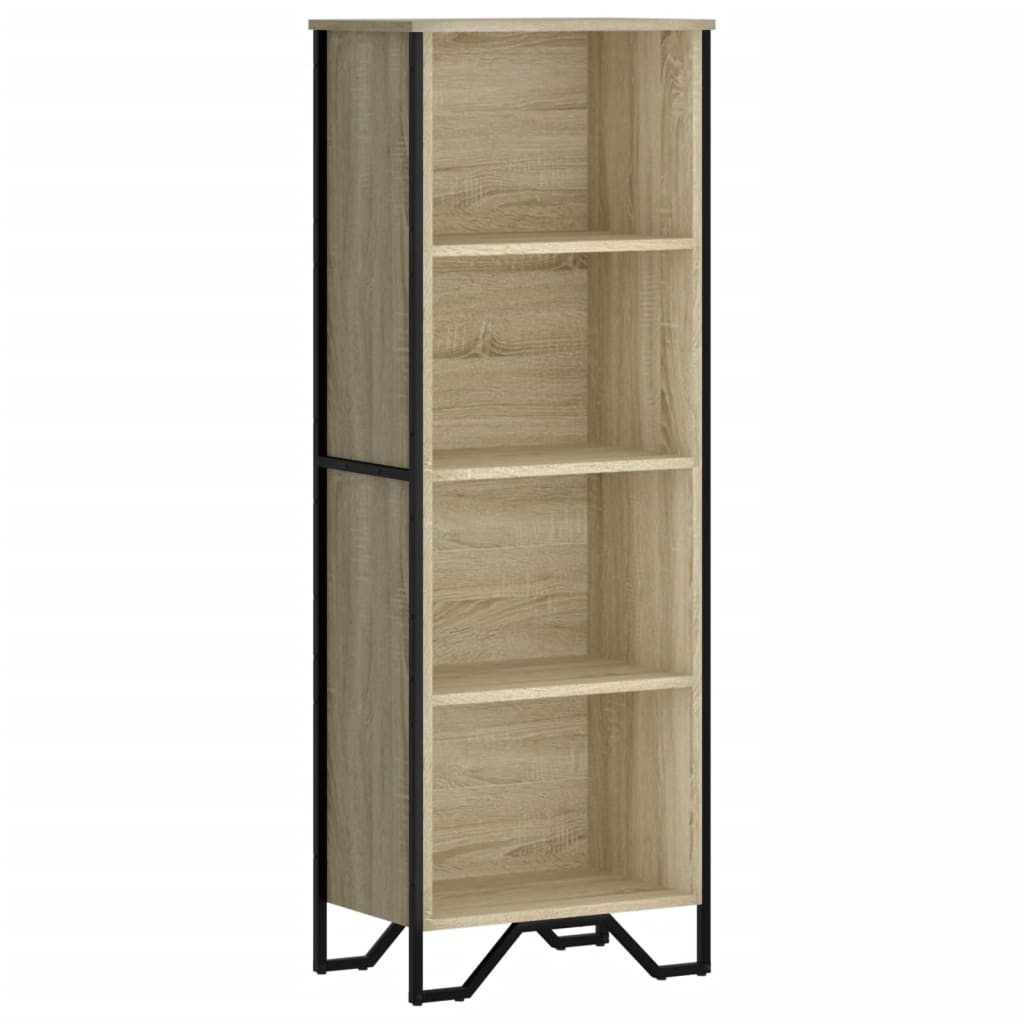 Regal za knjige boja hrasta 50x31x137,5cm od konstruiranog drva