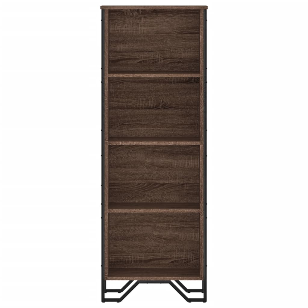 Regal za knjige boja hrasta 50x31x137,5 cm konstruirano drvo