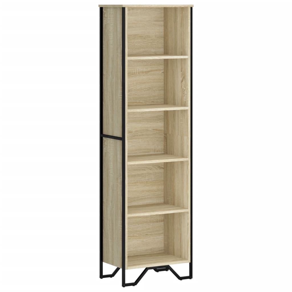 Regal za knjige boja hrasta 50x31x169 cm od konstruiranog drva