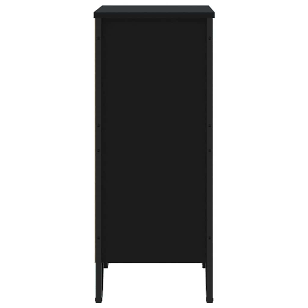 Regal za knjige crni 80x31x74,5 cm od konstruiranog drva