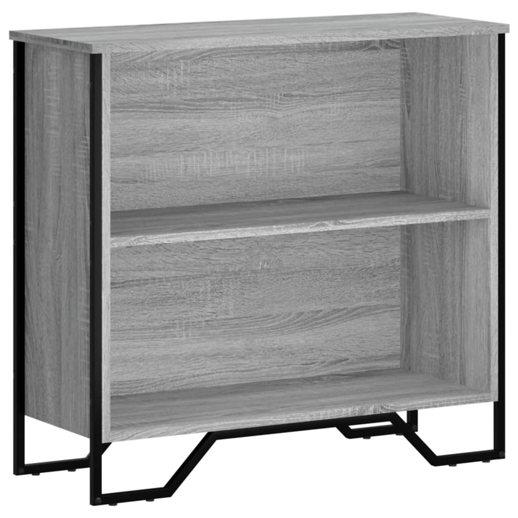Regal za knjige boja hrasta 80x31x74,5 cm konstruirano drvo