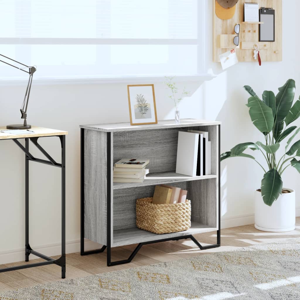 Regal za knjige boja hrasta 80x31x74,5 cm konstruirano drvo