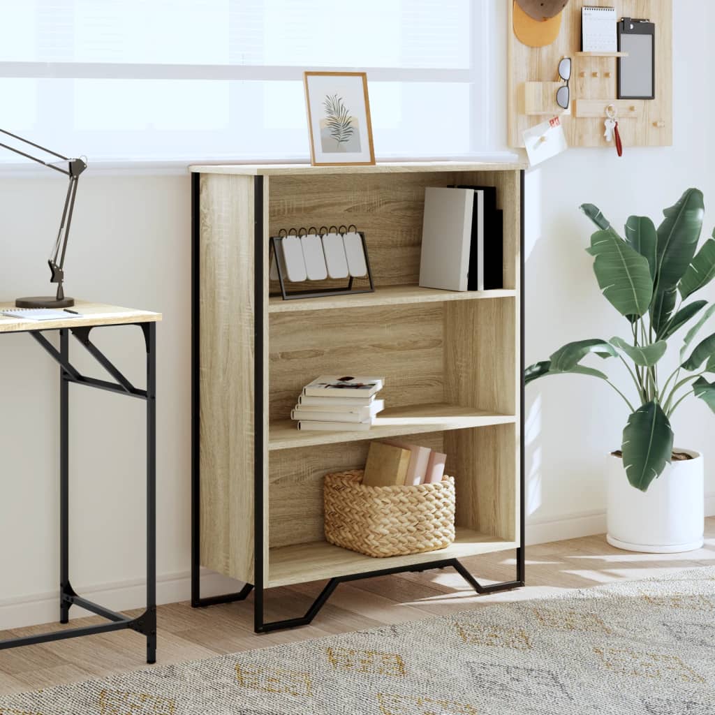 Regal za knjige boja hrasta 80x31x106 cm od konstruiranog drva