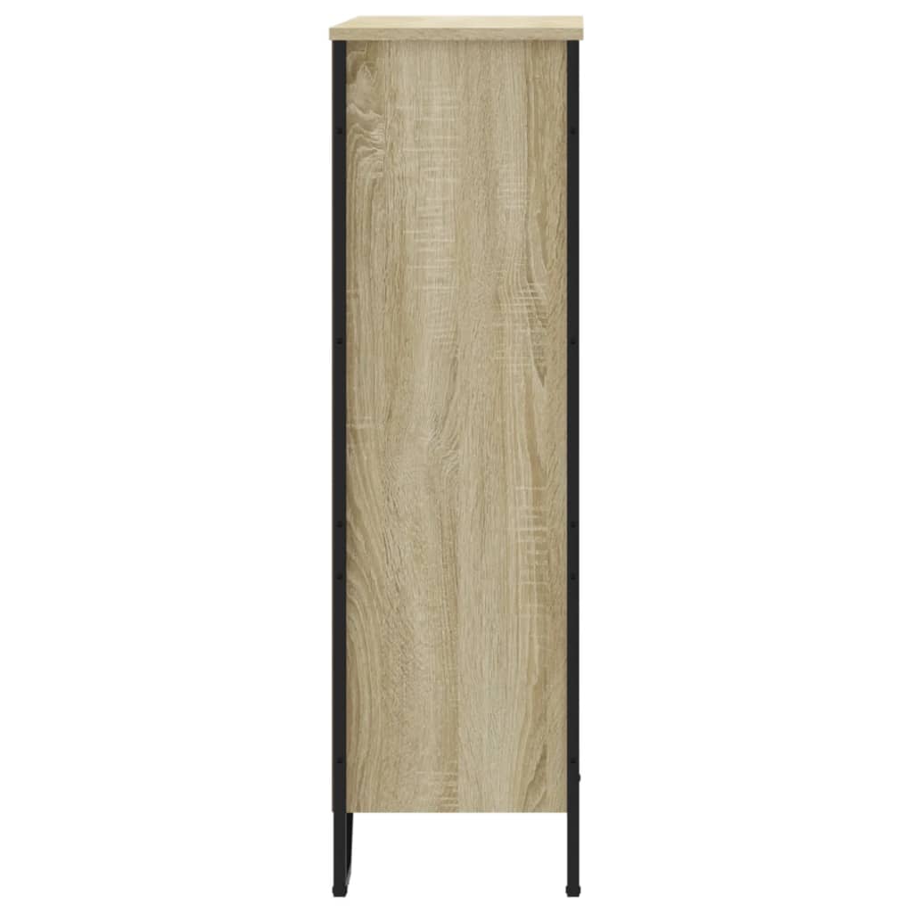 Regal za knjige boja hrasta 80x31x106 cm od konstruiranog drva