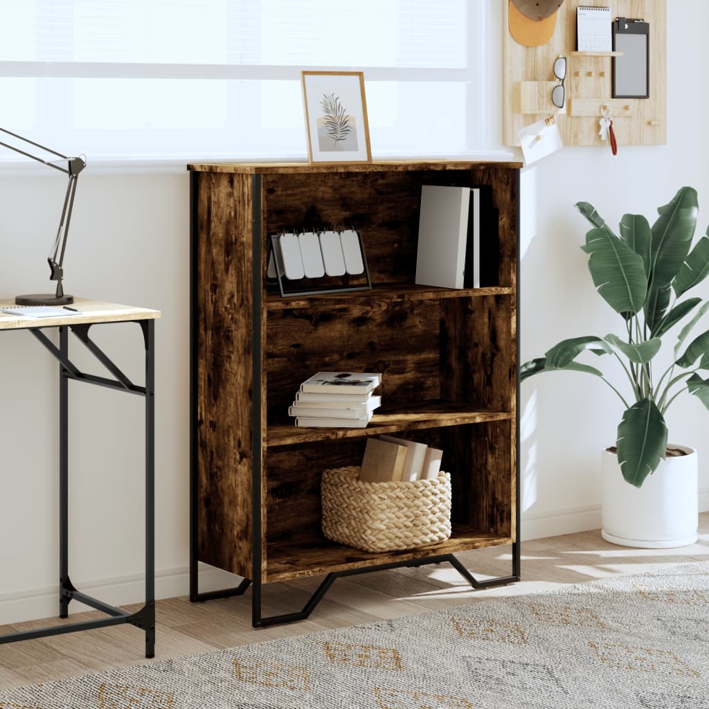 Regal za knjige boja hrasta 80x31x106 cm konstruirano drvo