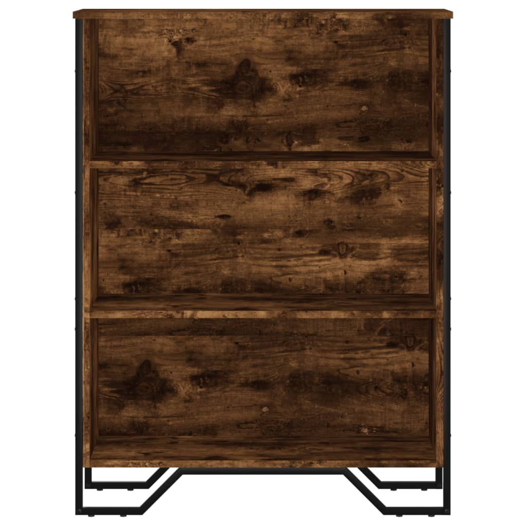 Regal za knjige boja hrasta 80x31x106 cm konstruirano drvo
