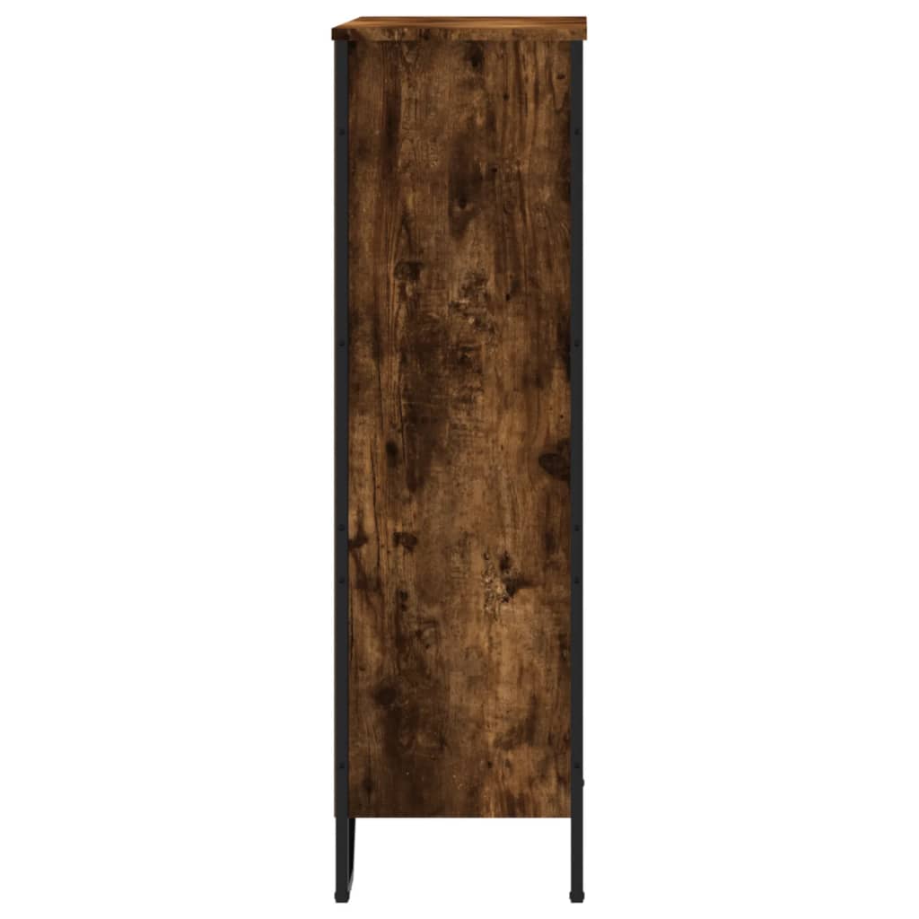 Regal za knjige boja hrasta 80x31x106 cm konstruirano drvo
