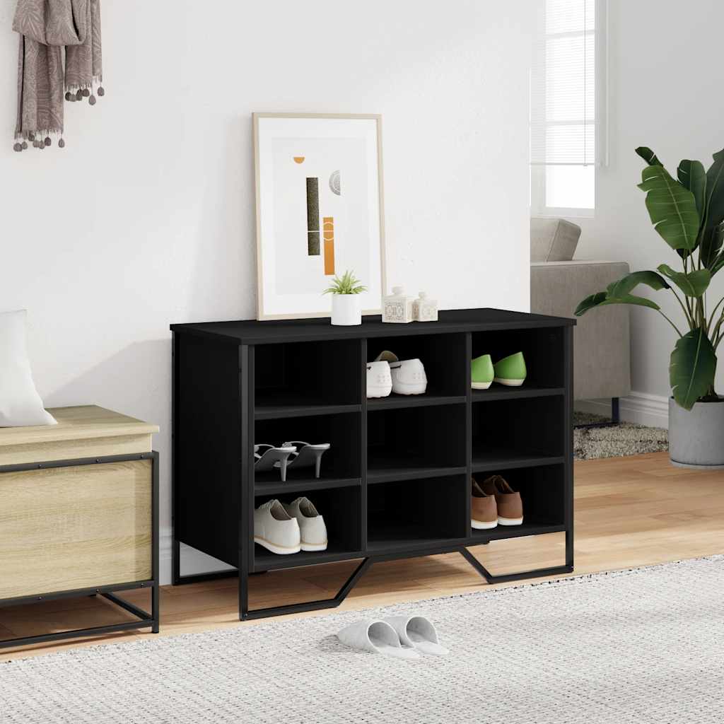 Ormarić za cipele crni 90x38x61,5 cm od konstruiranog drva