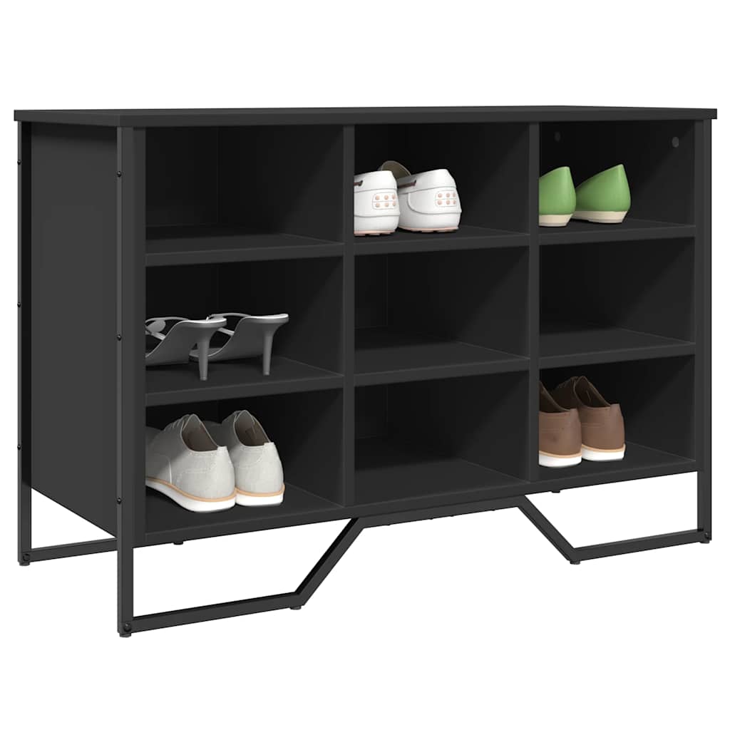 Ormarić za cipele crni 90x38x61,5 cm od konstruiranog drva