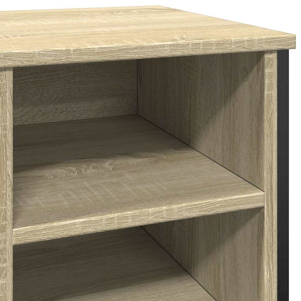 Ormarić za cipele boja hrasta 90x38x61,5 cm konstruirano drvo