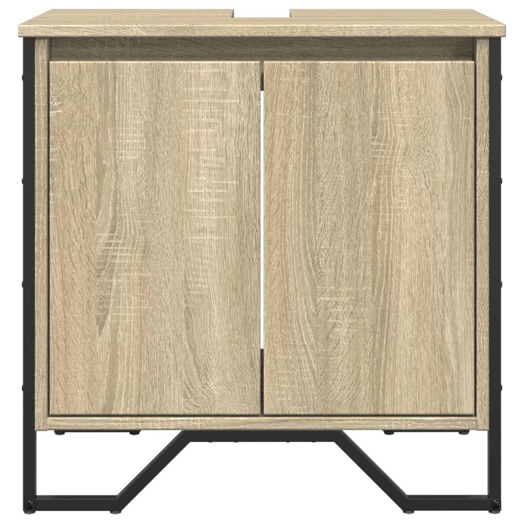 Ormarić za umivaonik boja hrasta 60x35x60 cm konstruirano drvo