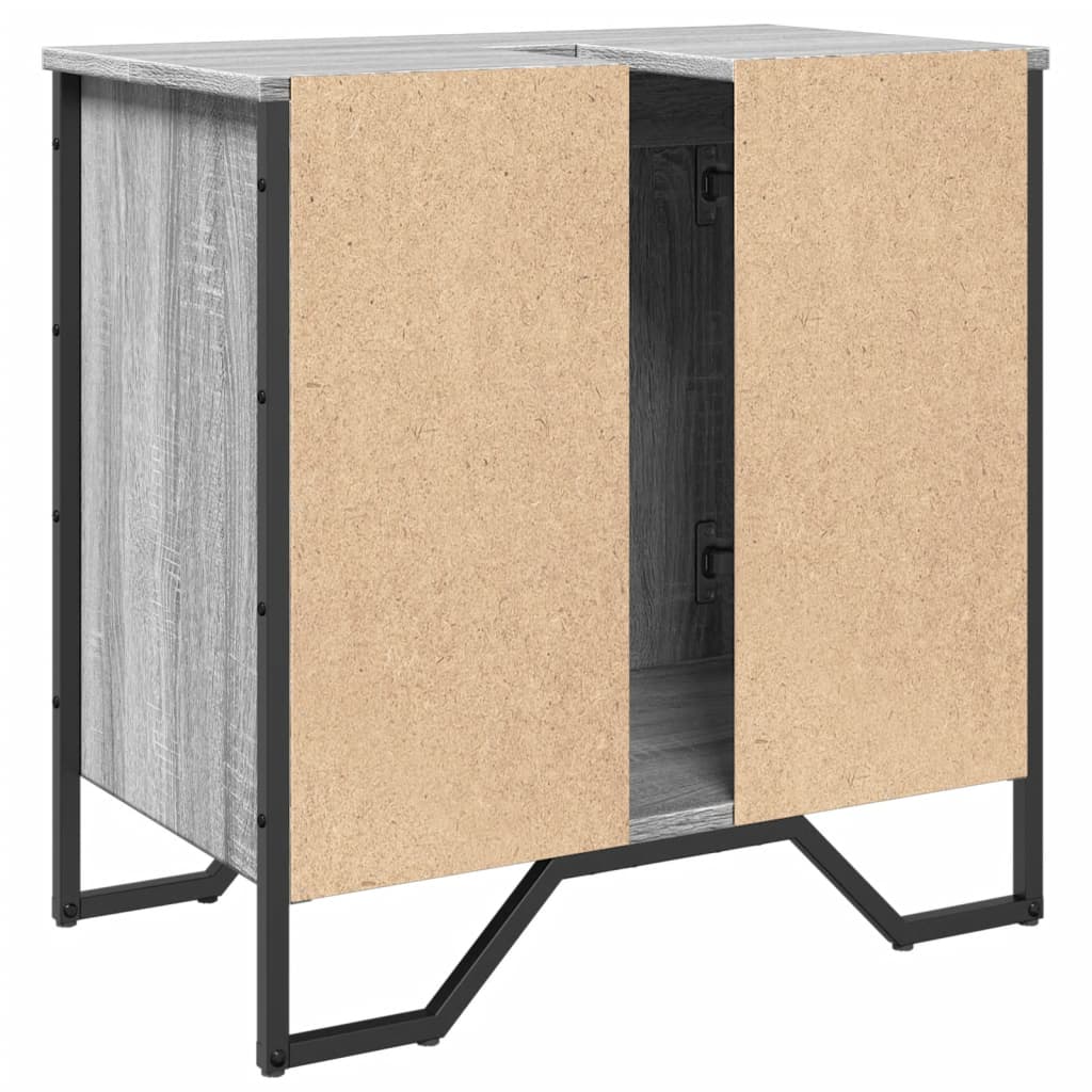 Ormarić za umivaonik boja hrasta 60x35x60 cm konstruirano drvo