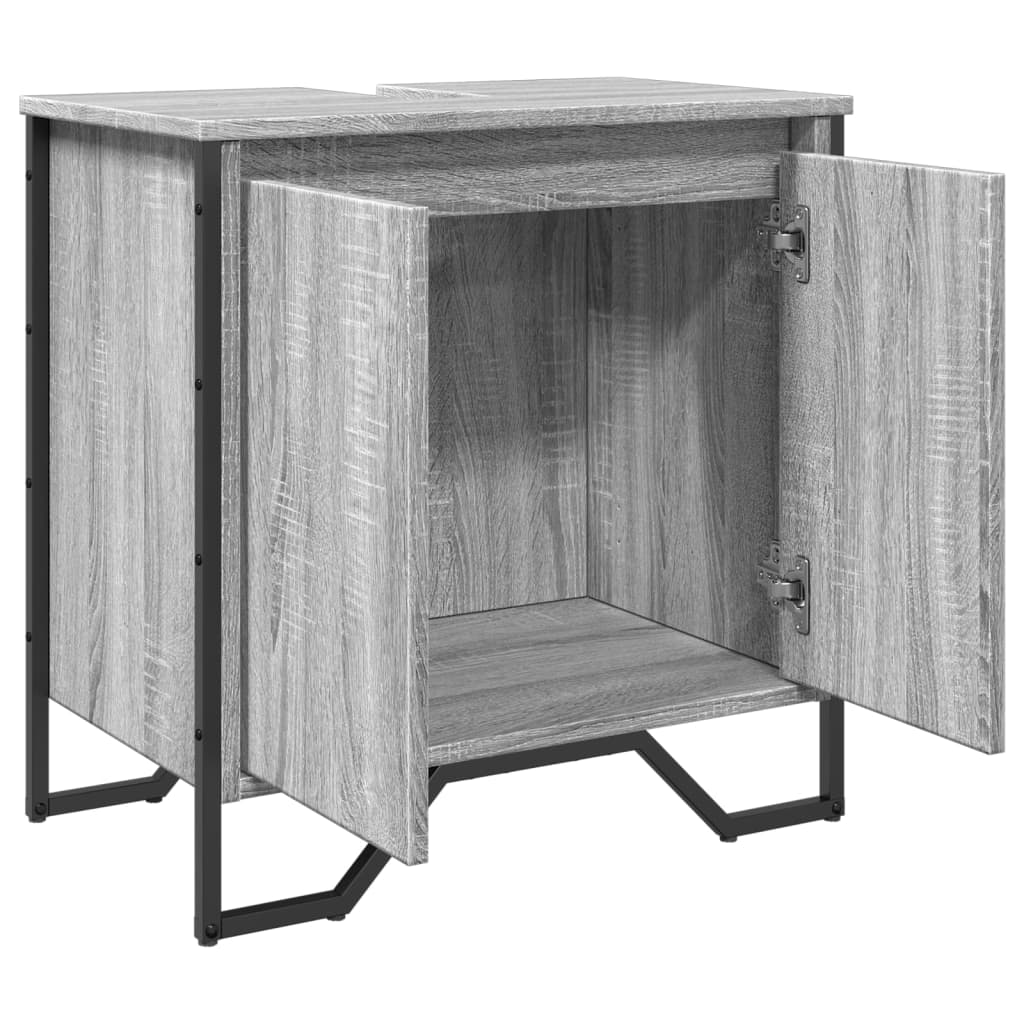 Ormarić za umivaonik boja hrasta 60x35x60 cm konstruirano drvo