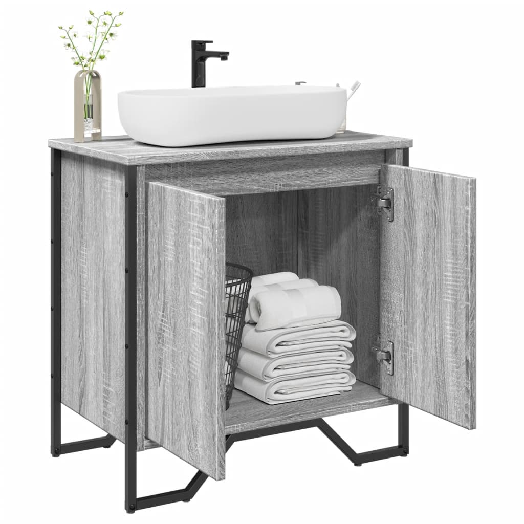 Ormarić za umivaonik boja hrasta 60x35x60 cm konstruirano drvo