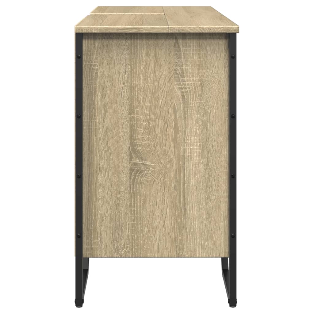 Ormarić za umivaonik boja hrasta sonome 91 x 35 x 60 cm drveni