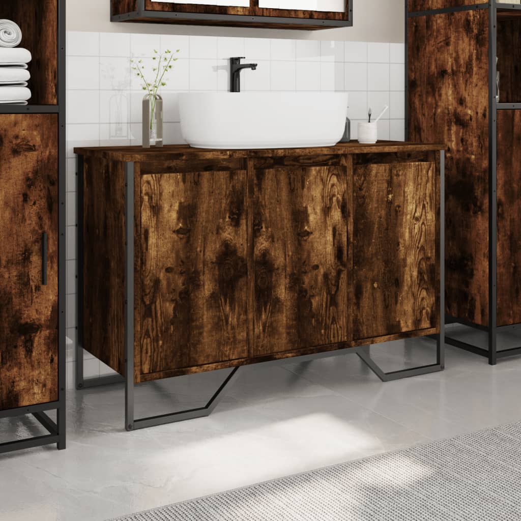 Ormarić za umivaonik 91 x 35 x 60 cm konstruirano drvo