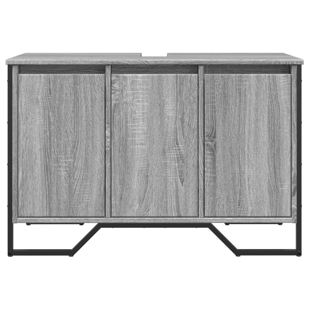 Ormarić za umivaonik boja hrasta 91x35x60 cm konstruirano drvo
