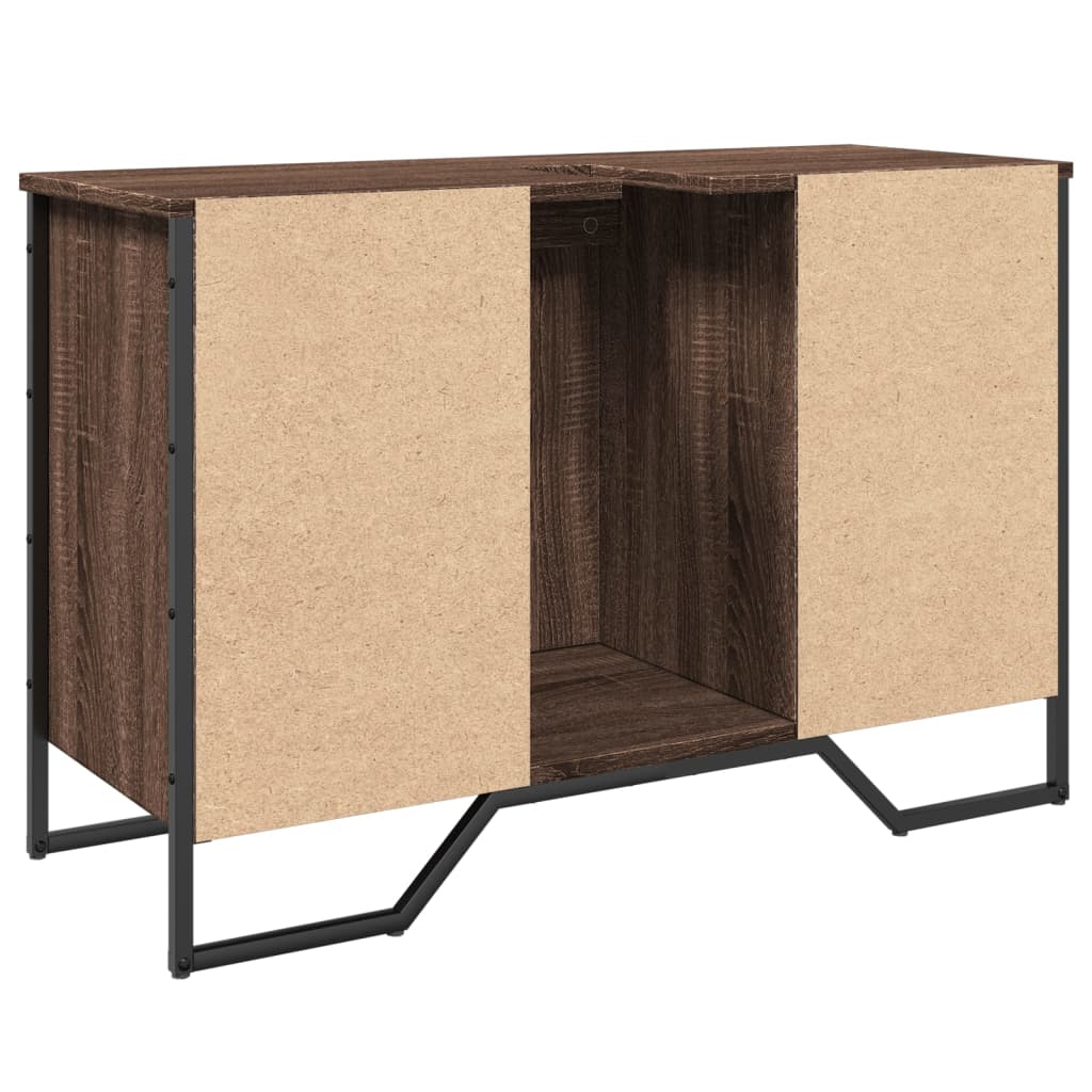 Kupaonski ormarić za umivaonik boja hrasta 91x35x60 cm drveni