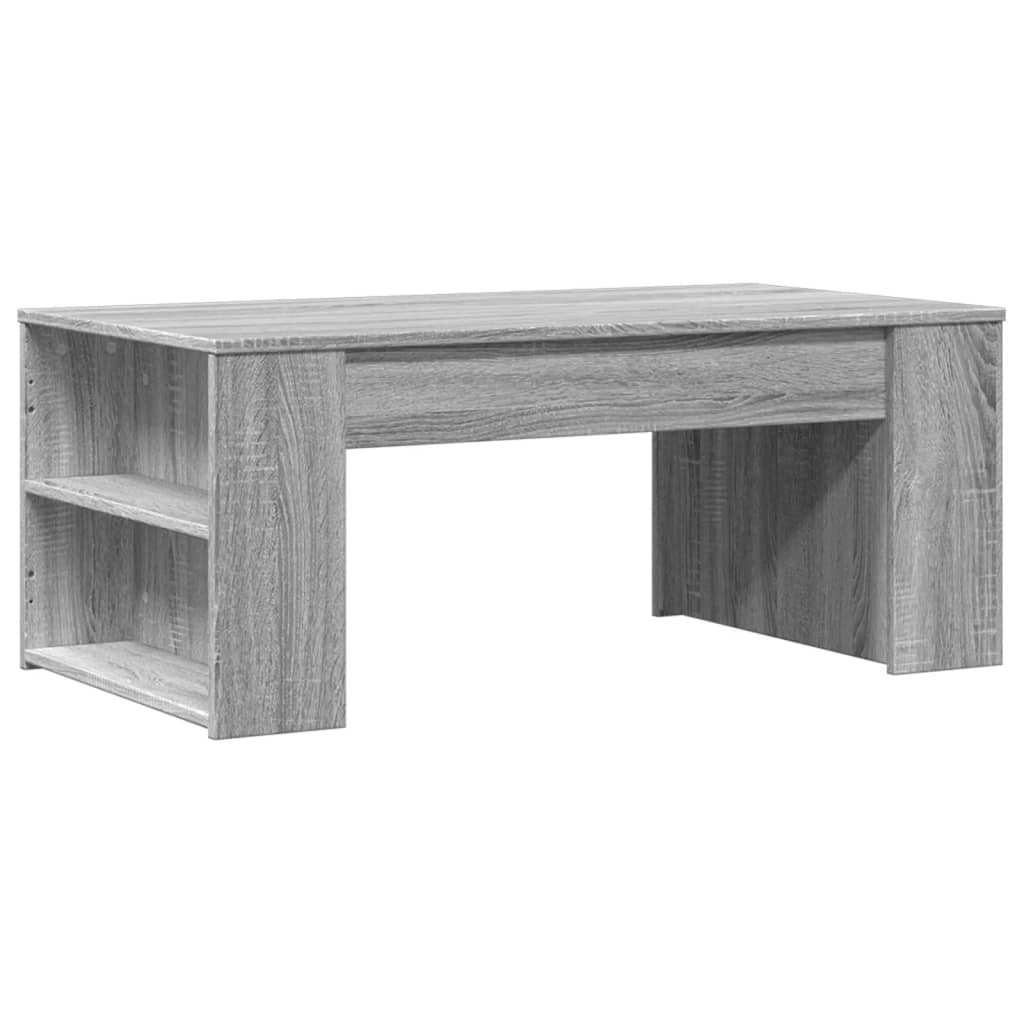 Stolić za kavu boja hrasta 102x55x42 cm konstruirano drvo