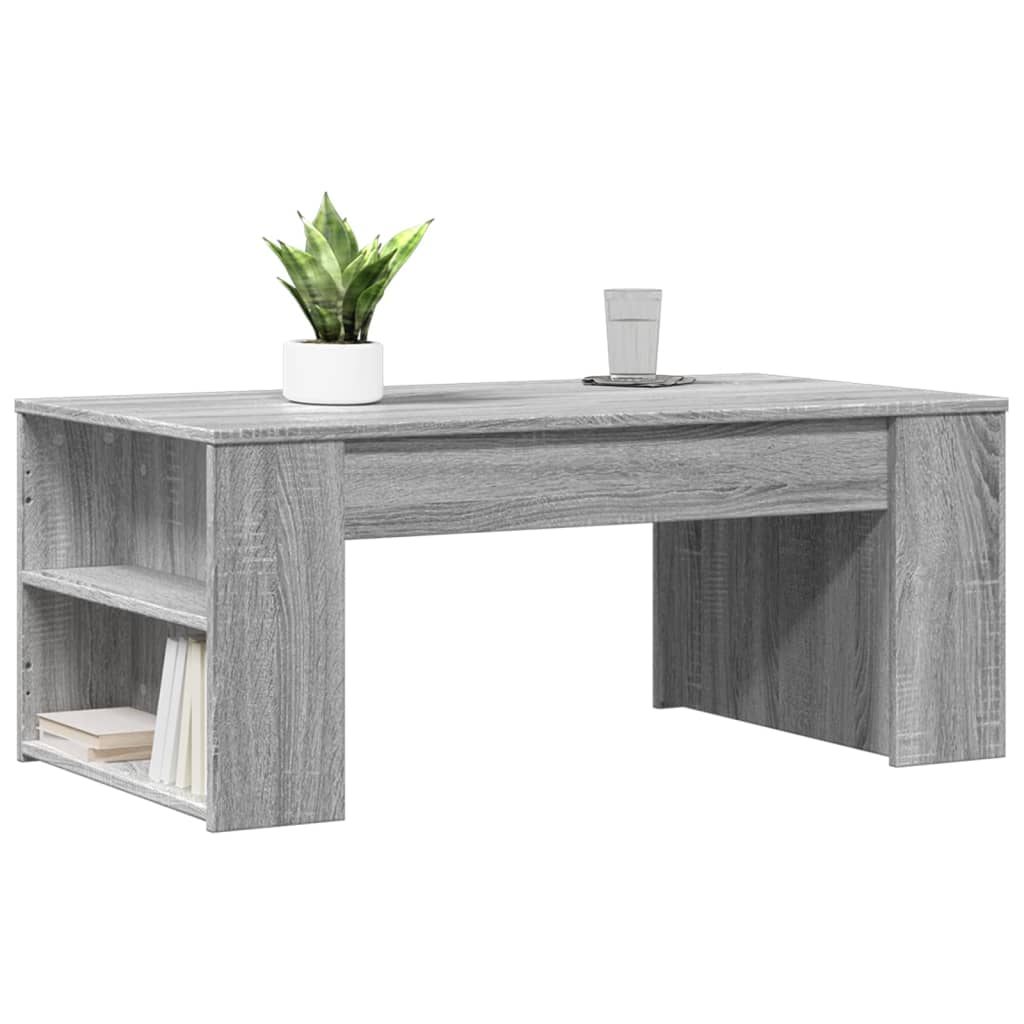 Stolić za kavu boja hrasta 102x55x42 cm konstruirano drvo