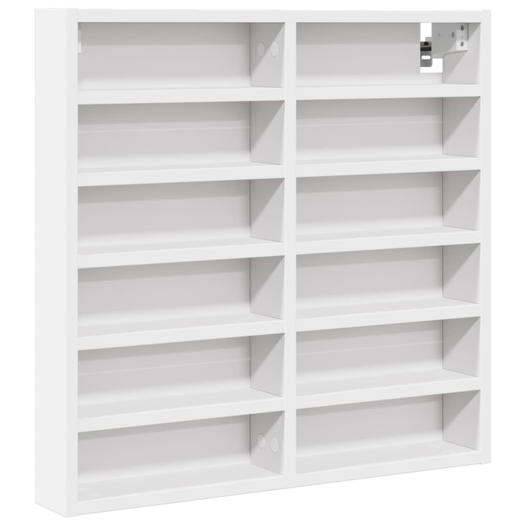 Vitrina bijela 60x8,5x58 cm konstruirano drvo