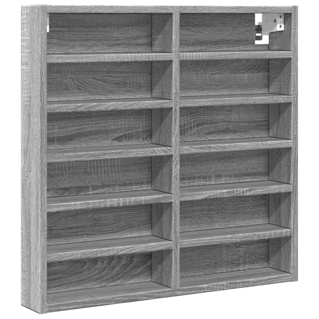 Vitrina boja sivog hrasta sonome 60x8,5x58 cm drvena