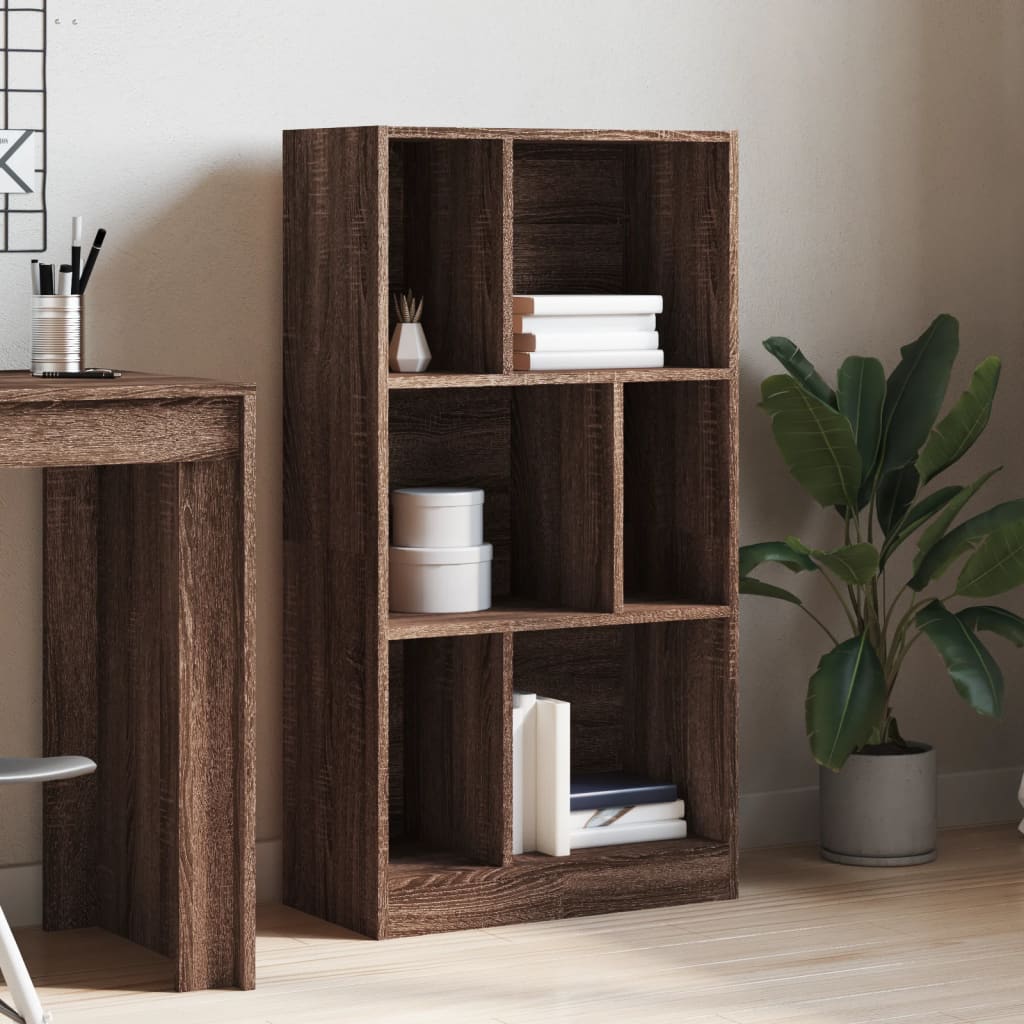 Regal za knjige boja hrasta 57x28,5x107,5 cm konstruirano drvo