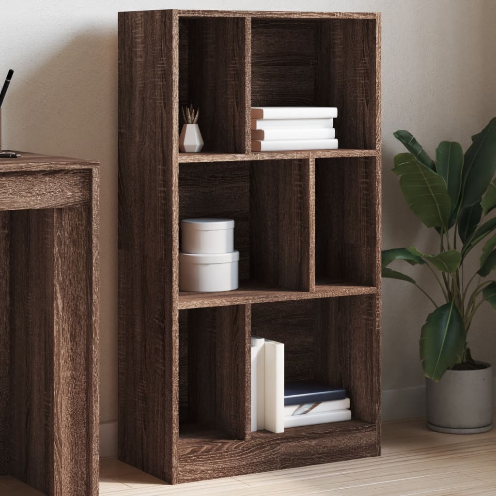 Regal za knjige boja hrasta 57x28,5x107,5 cm konstruirano drvo