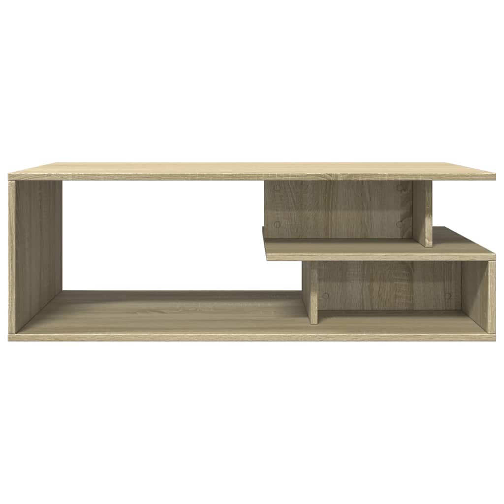 Stolić za kavu boja hrasta 102 x 55 x 35 cm konstruirano drvo
