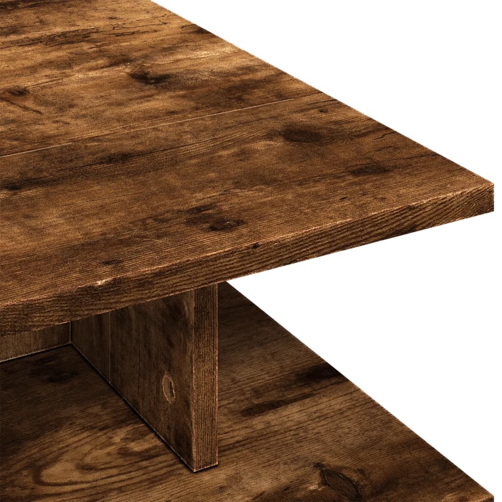 Stolić za kavu boja hrasta 102 x 55 x 35 cm konstruirano drvo