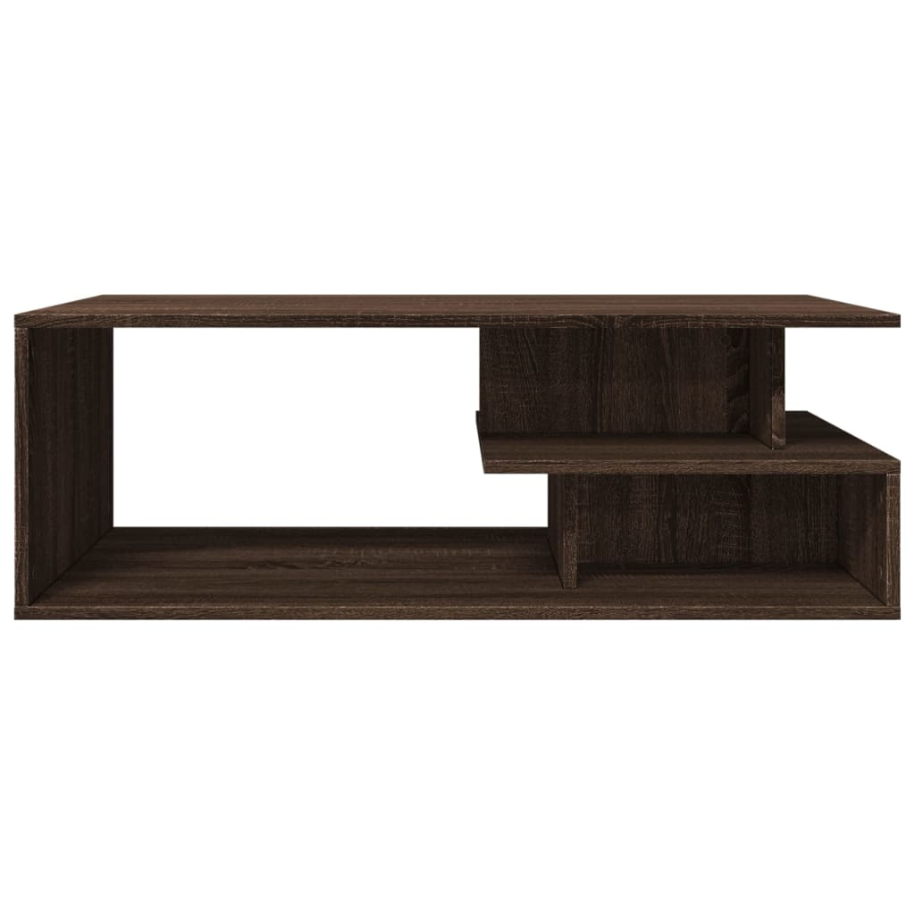 Stolić za kavu smeđa boja hrasta 102x55x35 cm konstruirano drvo