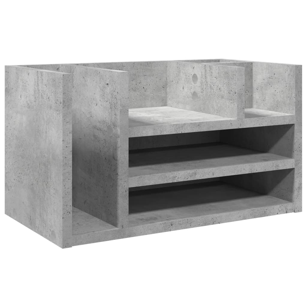 Organizator za stol boja hrasta 44,5x24x25 cm konstruirano drvo