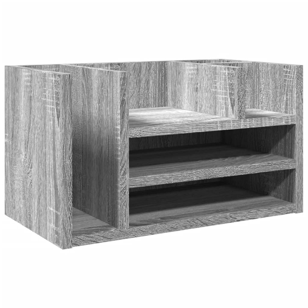 Organizator za stol boja hrasta 44,5x24x25 cm konstruirano drvo