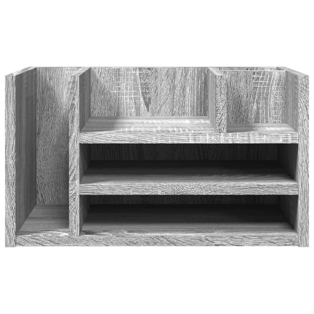 Organizator za stol boja hrasta 44,5x24x25 cm konstruirano drvo