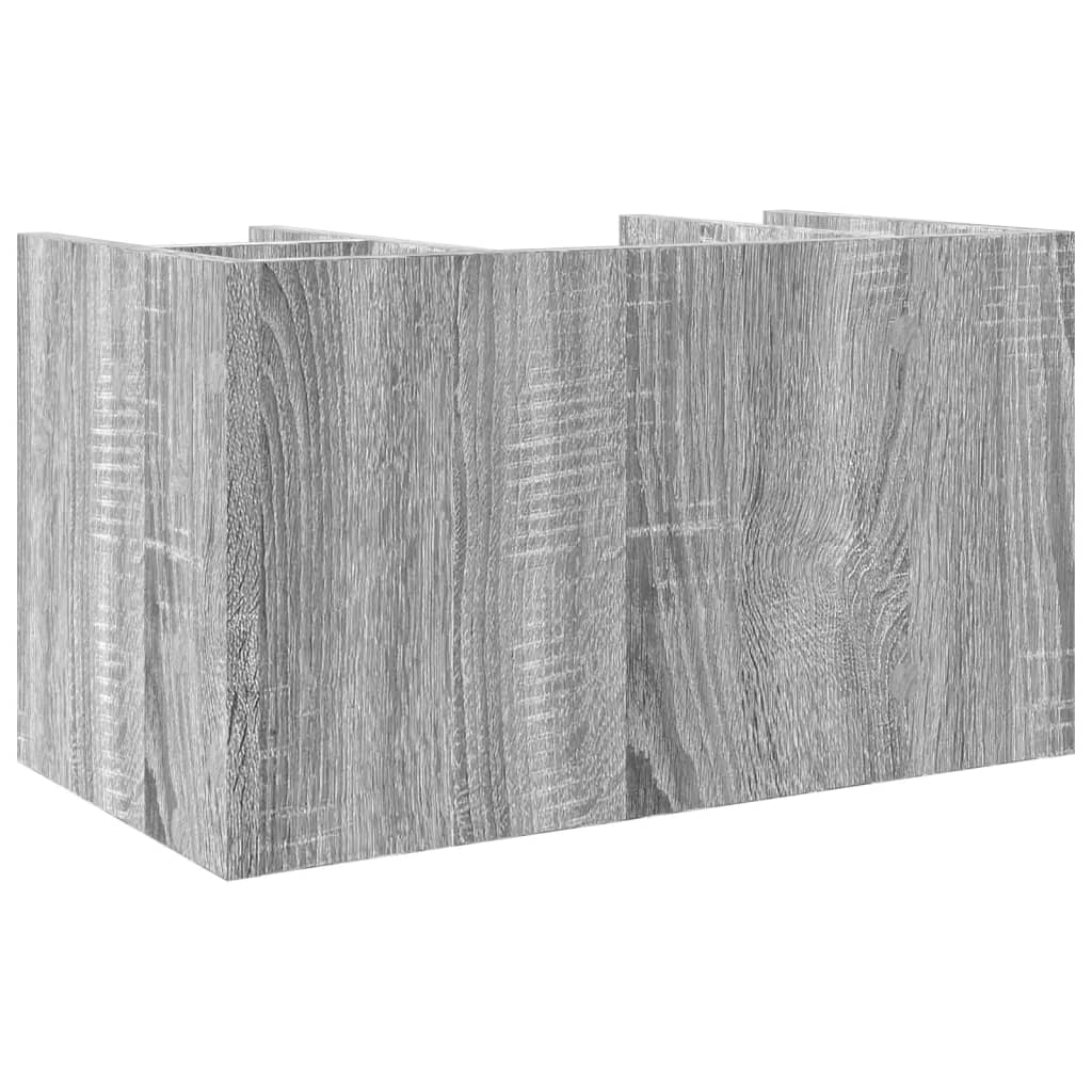 Organizator za stol boja hrasta 44,5x24x25 cm konstruirano drvo