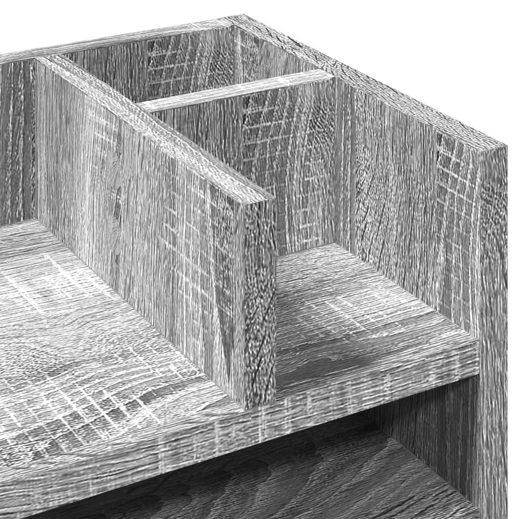 Organizator za stol boja hrasta 44,5x24x25 cm konstruirano drvo