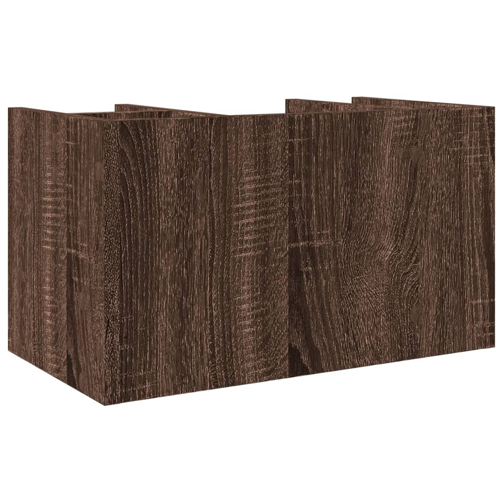 Organizator za stol boja hrasta 44,5x24x25 cm konstruirano drvo