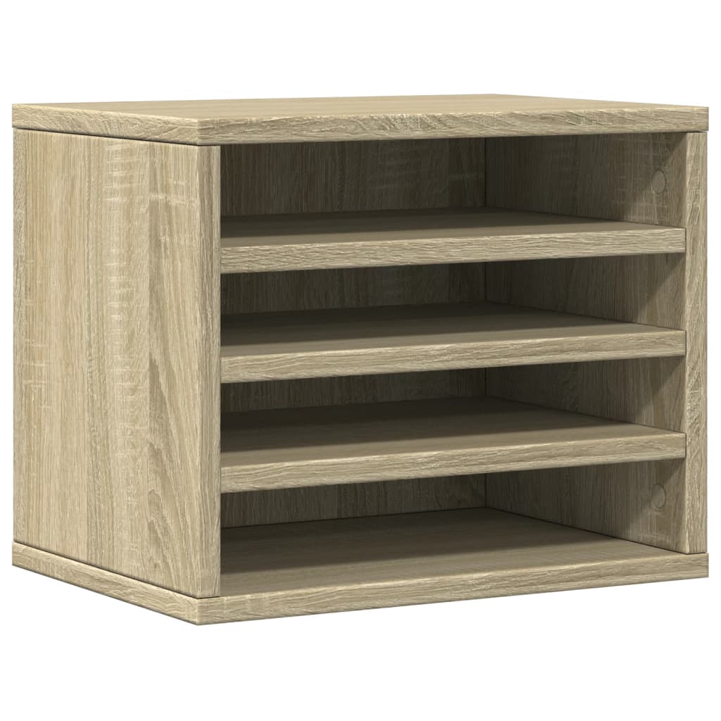 Organizator za stol boja hrasta 36x26x29,5 cm konstruirano drvo