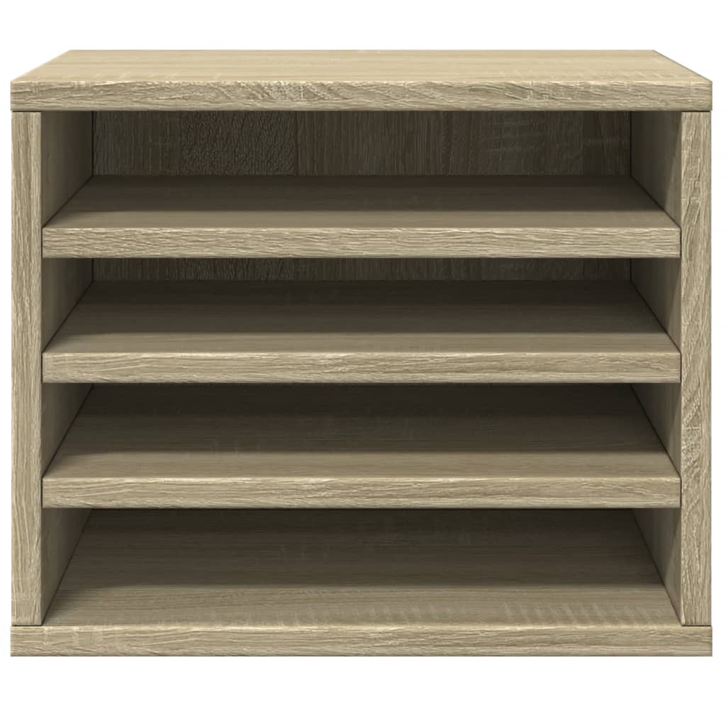 Organizator za stol boja hrasta 36x26x29,5 cm konstruirano drvo