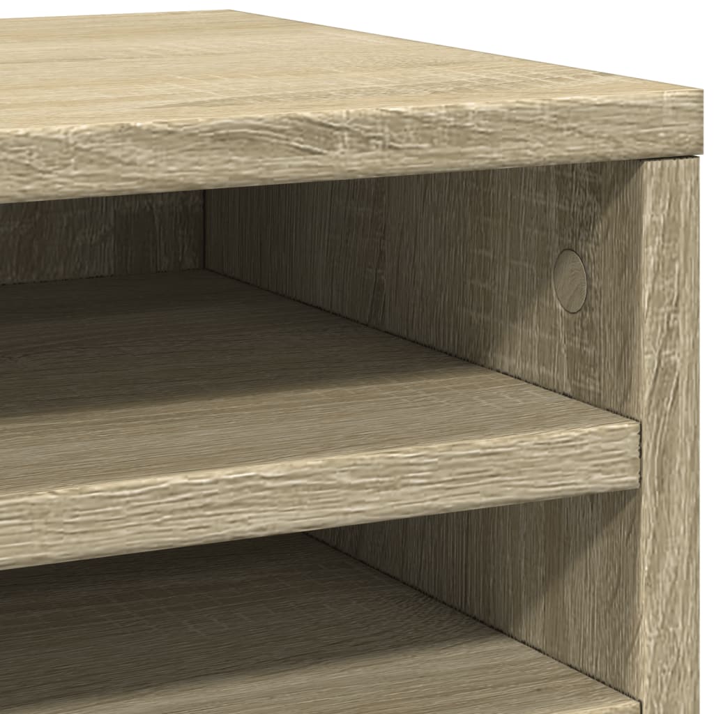 Organizator za stol boja hrasta 36x26x29,5 cm konstruirano drvo